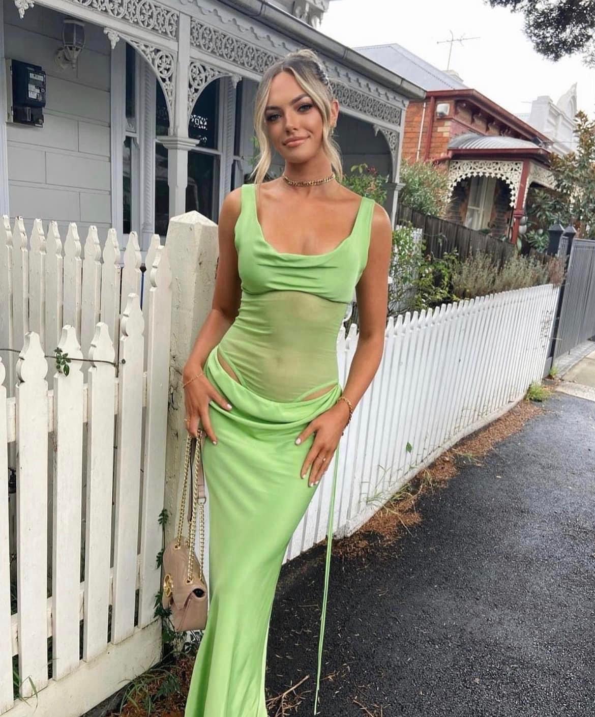 christopher esber sheer torso dress Christopher Esber Verdant Falls Sheer Torso Dress
