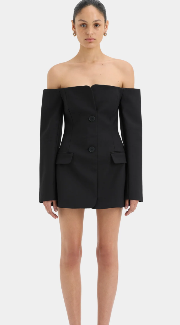 SANDRINE TAILORED MINI DRESS-SIR THE LABEL – Rent My Dress