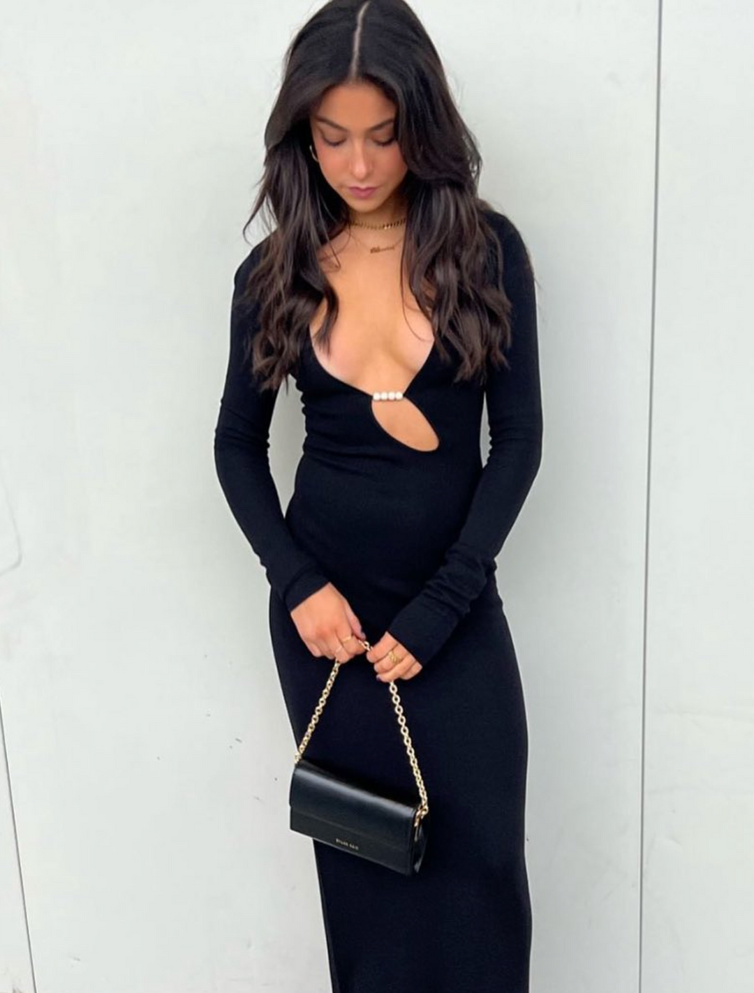 KINETIC BEADED LONG SLEEVE MAXI DRESS-SIR THE LABEL  Rent My Dress