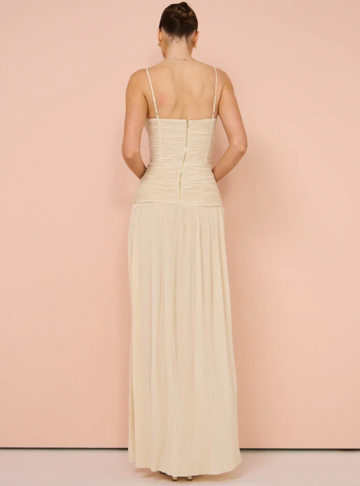 Double Time Pleat Dress