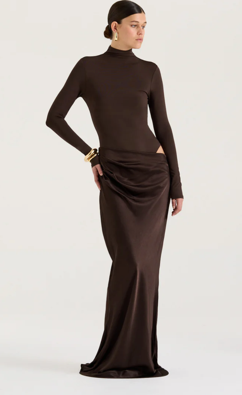 Soraia Long Sleeve Dress- HENNE