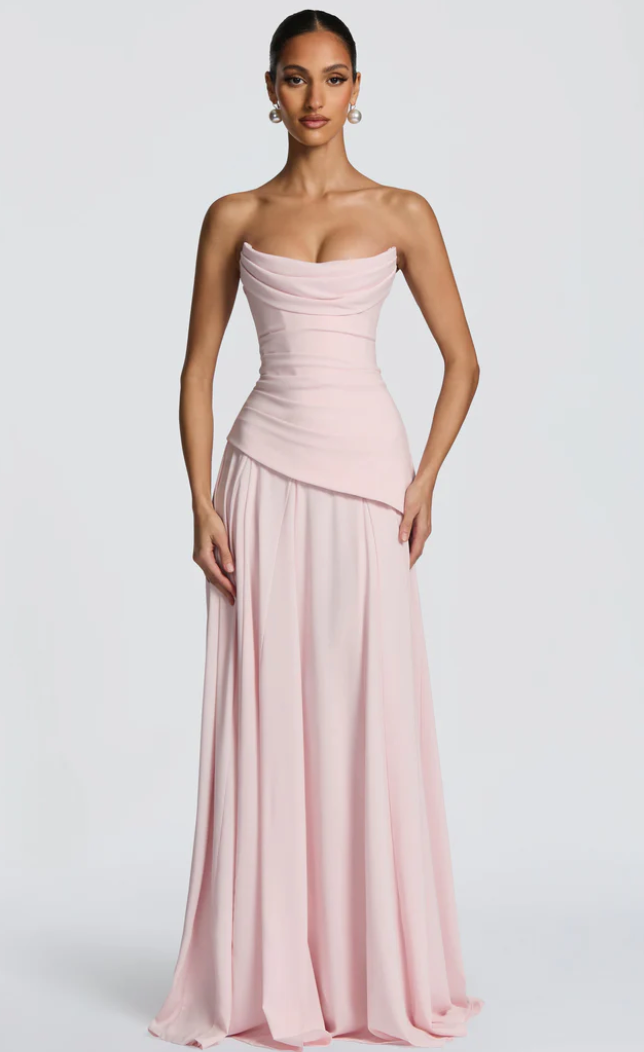 PATRICIA MAXI DRESS-BABYBOO PINK