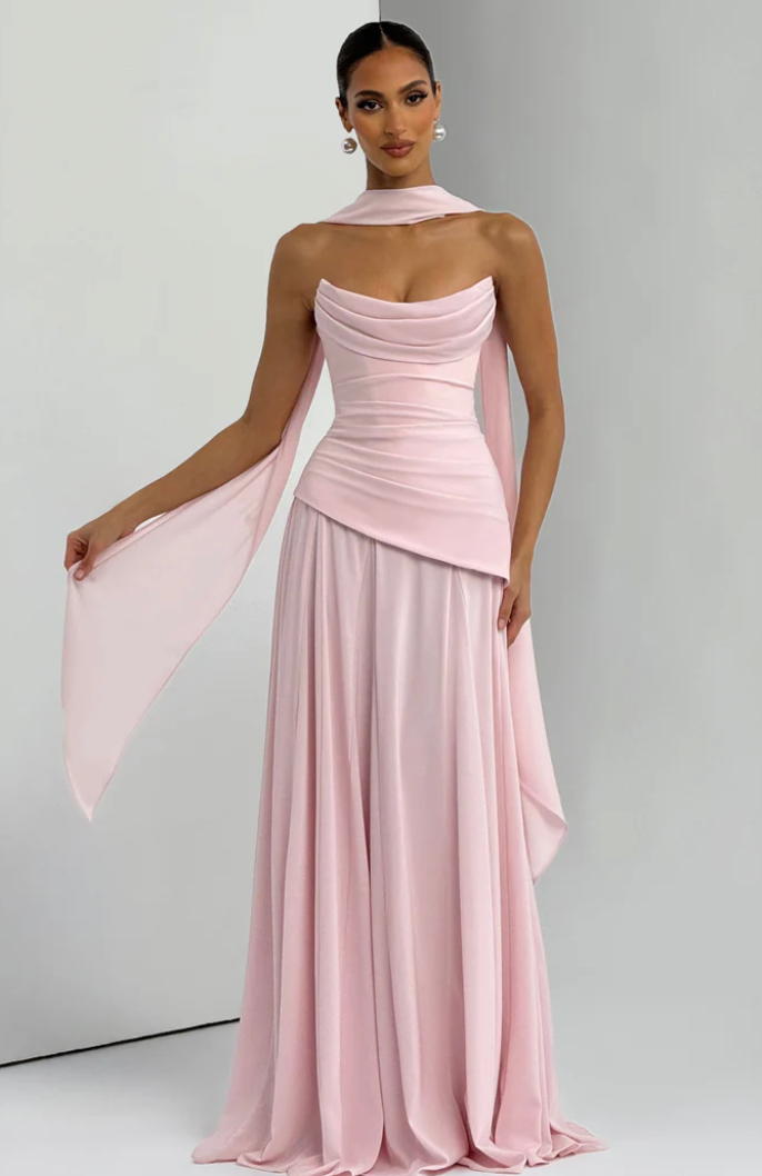 PATRICIA MAXI DRESS-BABYBOO PINK