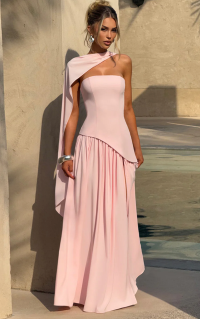 MALIYAH MAXI DRESS - BABYBOO BABY PINK