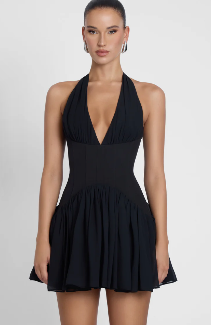 HARPER CORSET BLACK- LEAU